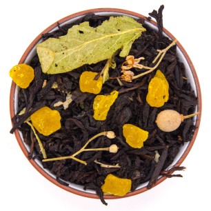 Чай черный ароматизированный "Мед с липой"